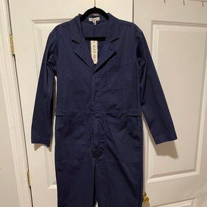 Alex Mill NWT Standard Jumpsuit in Cotton Twill Dark Navy Size L